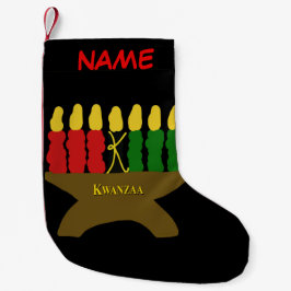 Meia De Natal Pequena Kwanzaa Art Christmas Stocks