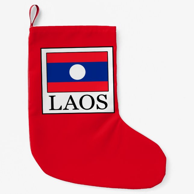 Meia De Natal Pequena Laos (Frente)
