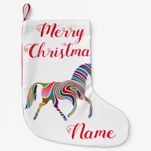 Meia De Natal Pequena Linda cor do arco-íris - Trovão_Trovão