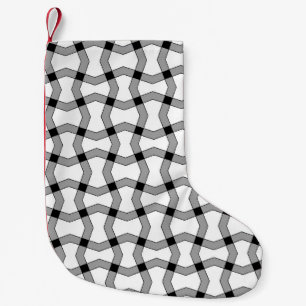 Meia De Natal Pequena Lindo fundo abstrato ornamental, preto, g
