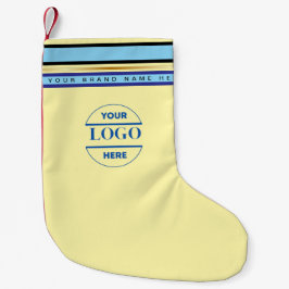 Meia De Natal Pequena Logotipo e texto personalizados minimalistas simpl