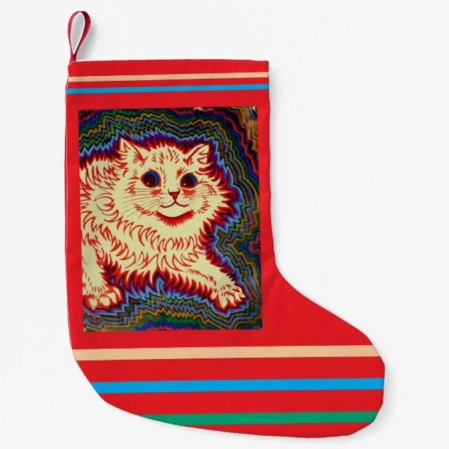 Meia De Natal Pequena Louis Wain, Electric Cat (Frente)