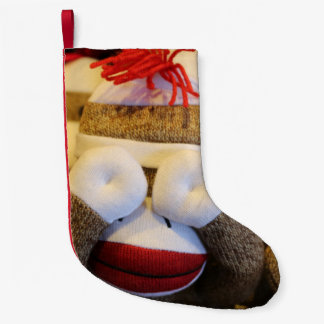 Meia De Natal Pequena Macaco Peek-a-boo Sock