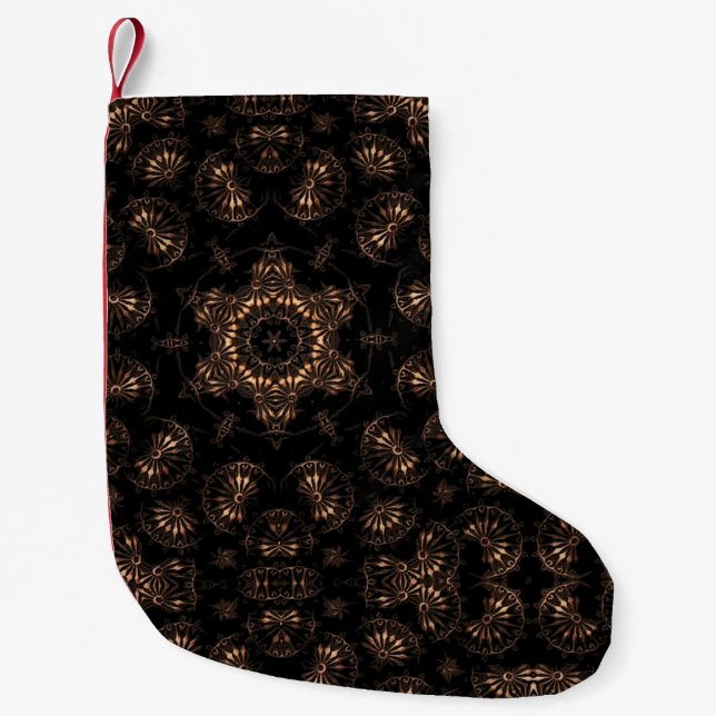 Meia De Natal Pequena Mandala da Idade do Bronze (Frente)