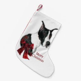 Meia De Natal Pequena Mantle Great Dane Felry Christmas