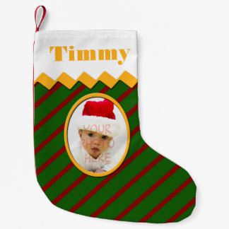 Meia De Natal Pequena Meia da foto