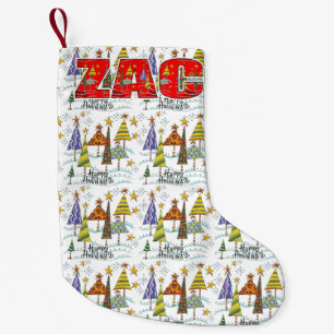 Meia De Natal Pequena Meia do Natal do feriado de inverno de Zac