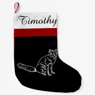 Meia De Natal Pequena Meia do Natal do Fox dos miúdos com nome