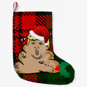 Meia De Natal Pequena meia do xmas do trunfo da descarga do Natal
