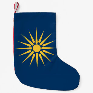 Meia De Natal Pequena Meias de Natal com a Bandeira da Macedônia, Grécia