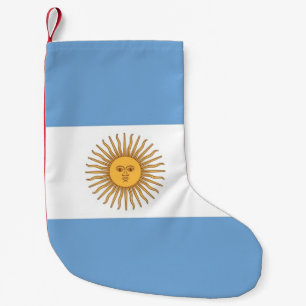 Meia De Natal Pequena Meias de Natal com Bandeira da Argentina