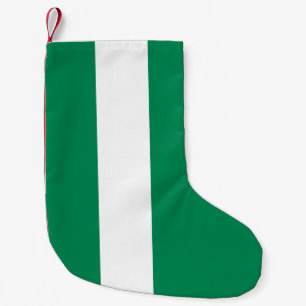 Meia De Natal Pequena Meias de Natal com Bandeira da Nigéria