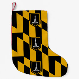 Meia De Natal Pequena Meias de Natal com Bandeira de Baltimore