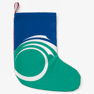 Meia De Natal Pequena Meias de Natal com Bandeira de Ottawa