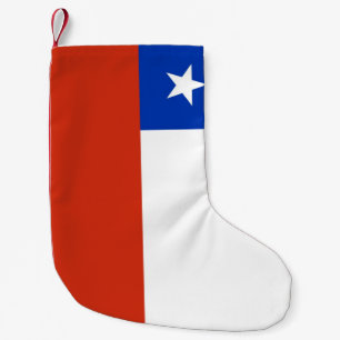 Meia De Natal Pequena Meias de Natal com Bandeira do Chile