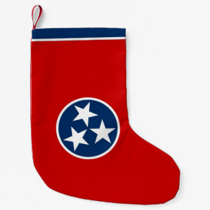 Meia De Natal Pequena Meias de Natal com Bandeira do Tennessee