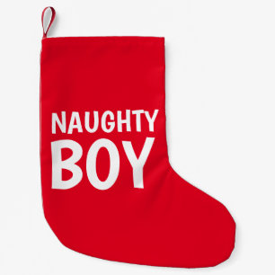 MEIA DE NATAL PEQUENA MEIAS DE NATAL PARA MENINO MALCRIADO