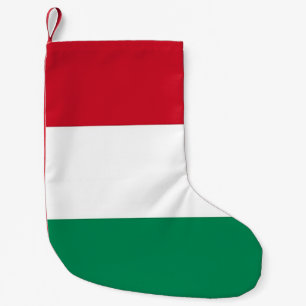 Meia De Natal Pequena Meias do Natal com a bandeira de Hungria