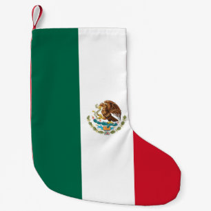 Meia De Natal Pequena Meias do Natal com a bandeira de México
