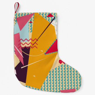 Meia De Natal Pequena Memphis Mood: Tendência Geométrica Retroativa
