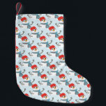 Meia De Natal Pequena Merry Christmas!!<br><div class="desc">Alegria do Natal em seu lar!!</div>