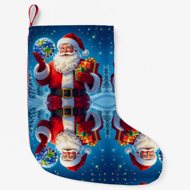 Meia De Natal Pequena „Merry Christmas“1 (Frente)