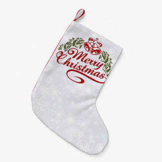 Meia De Natal Pequena "Merry Christmas" Holiday Stocking