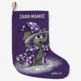 Meia De Natal Pequena Metalfant Wilbur em pouso de inverno