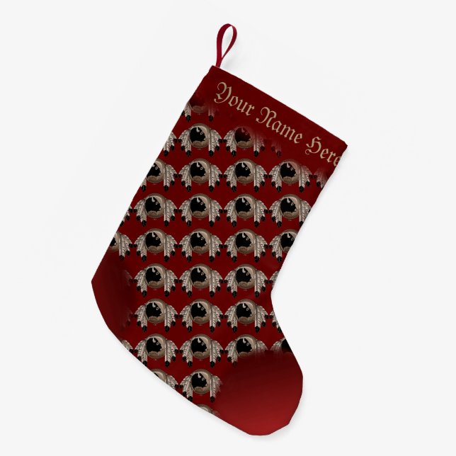 Meia De Natal Pequena Metis Christmas Stocking Spirit Stofalo (Frente (Pendurada))