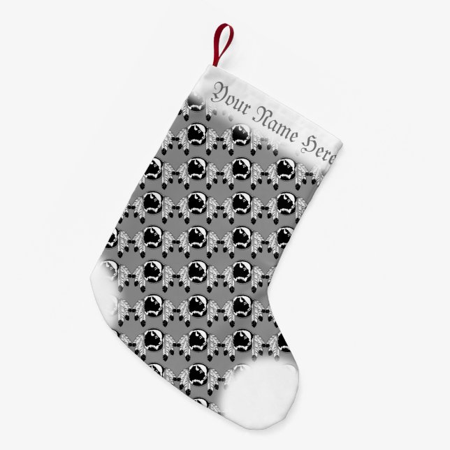 Meia De Natal Pequena Metis Christmas Stocking Spirit Stofalo (Frente (Pendurada))