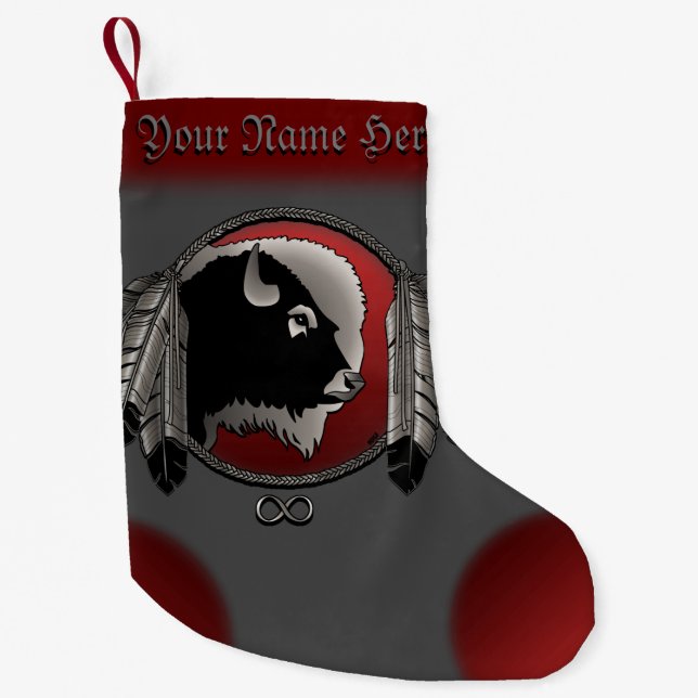 Meia De Natal Pequena Metis Christmas Stocking Spirit Stofalo (Frente)