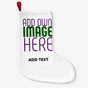 MEIA DE NATAL PEQUENA MODELO DE TEXTO DE IMAGEM BRANCA SIMPLES EDITÁVEL 