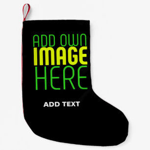MEIA DE NATAL PEQUENA MODELO DE TEXTO DE IMAGEM NEGRA SIMPLES EDITÁVEL M