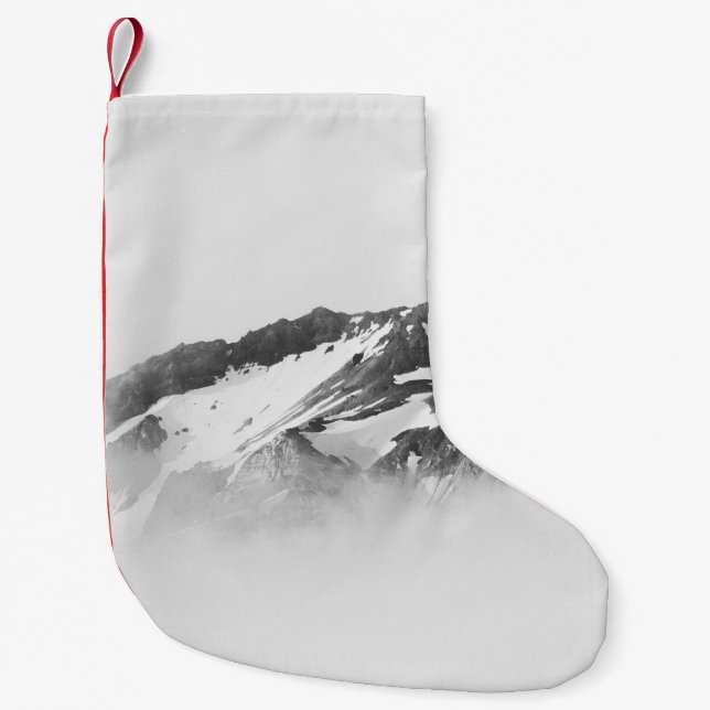 MEIA DE NATAL PEQUENA MONTANHA COBERTA COM NEVE (Frente)