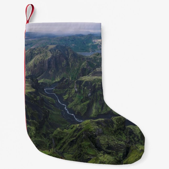 MEIA DE NATAL PEQUENA MONTANHA VERDE (Frente)
