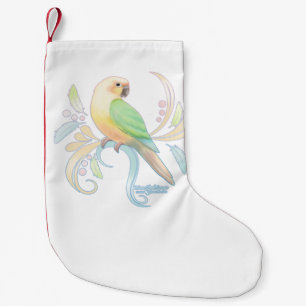 Meia De Natal Pequena Moon Cheek Conure