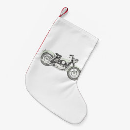 Meia De Natal Pequena Motocicleta desportista de 1957