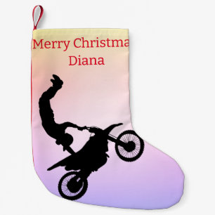 Meia De Natal Pequena Motocross