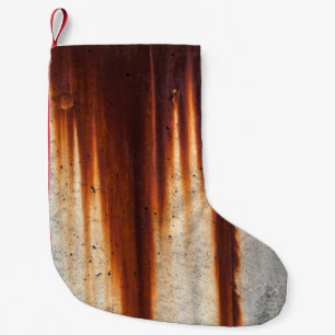 Meia De Natal Pequena Muro de Grunge Ruído: Sagging Textuturado
