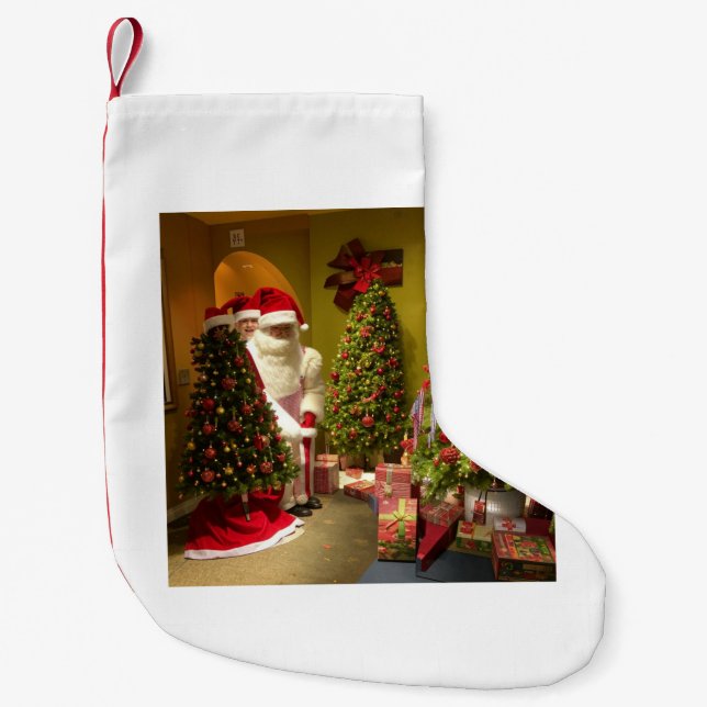 Meia De Natal Pequena Natal 1. (Frente)