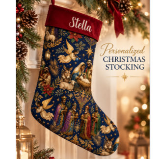 Meia De Natal Pequena Natal Africano Americano Vermelho Natal
