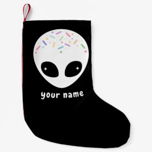 Meia De Natal Pequena Natal Alienígena
