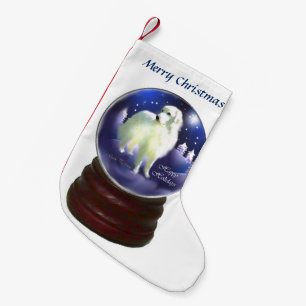 Meia De Natal Pequena Natal de grandes Pyrenees