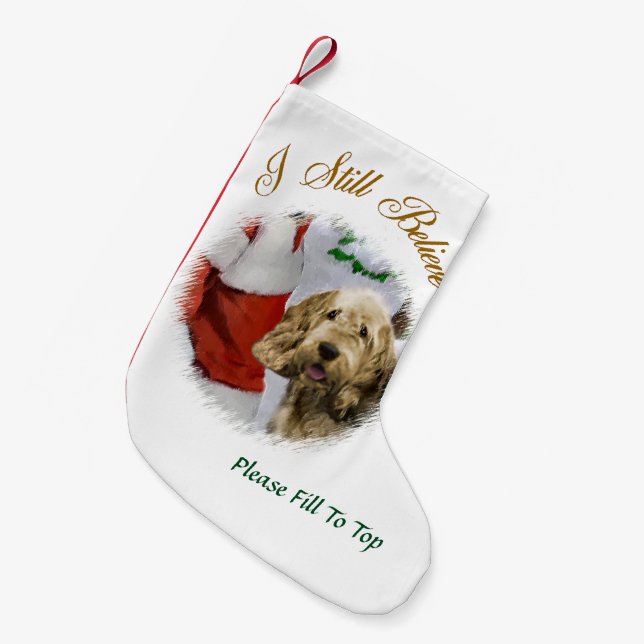 Meia De Natal Pequena Natal de Otterhound (Frente (Pendurada))