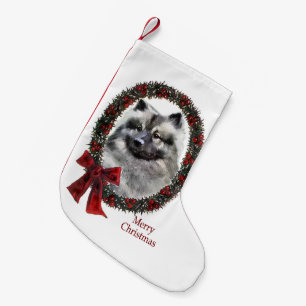 Meia De Natal Pequena Natal do Keeshond