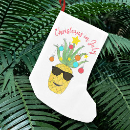 Meia De Natal Pequena Natal em julho