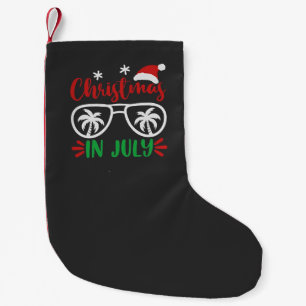 Meia De Natal Pequena Natal em julho Furioso Papais noeis de Natal Féria