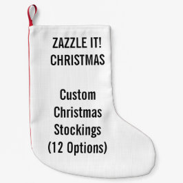 Meia De Natal Pequena Natal feito sob encomenda que armazena o 1