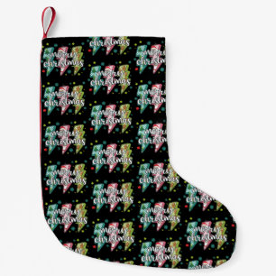 Meia De Natal Pequena Natal Feliz Relâmpago Preppy Coquette Xmas