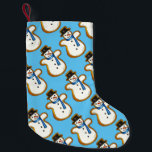 Meia De Natal Pequena Natal Hanukkah Winter Snowman Holiday Cookie<br><div class="desc">Estocagem de férias apresenta um marcador original ilustrativo de um biscoito de açúcar em forma de neve. Perfeito para decoração de Natal ou Chanucá! Este design também está disponível em outros produtos. Não vê o que está procurando? Precisa de ajuda para a personalização? Entre em contato com Rebecca para ter...</div>